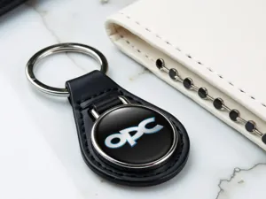 Opel Leather Key Sturdy Customizable Glossy Style